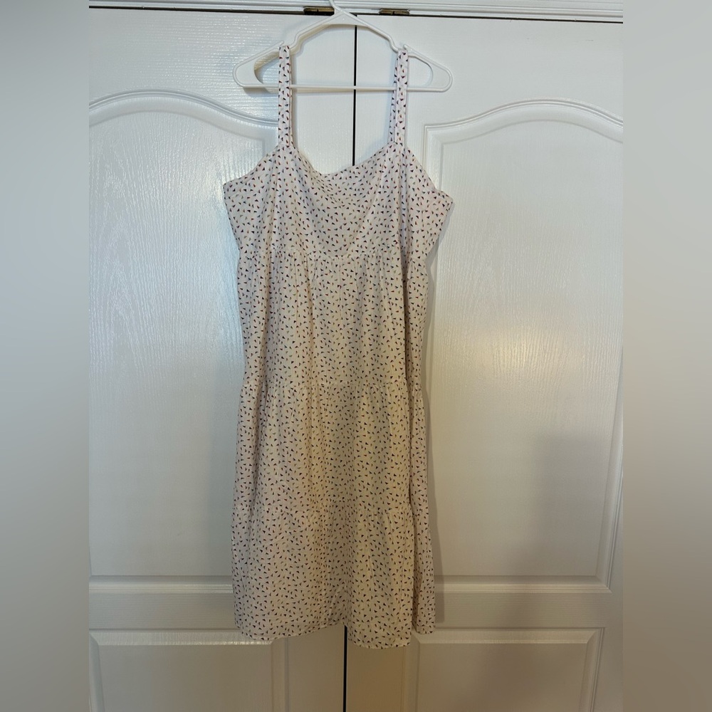 Vineyard vines smocked cotton sailboat midi dress xl
